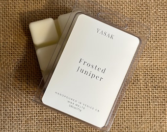 Frosted Juniper Wax Melts: Strong Scented Tarts, Fall Aroma