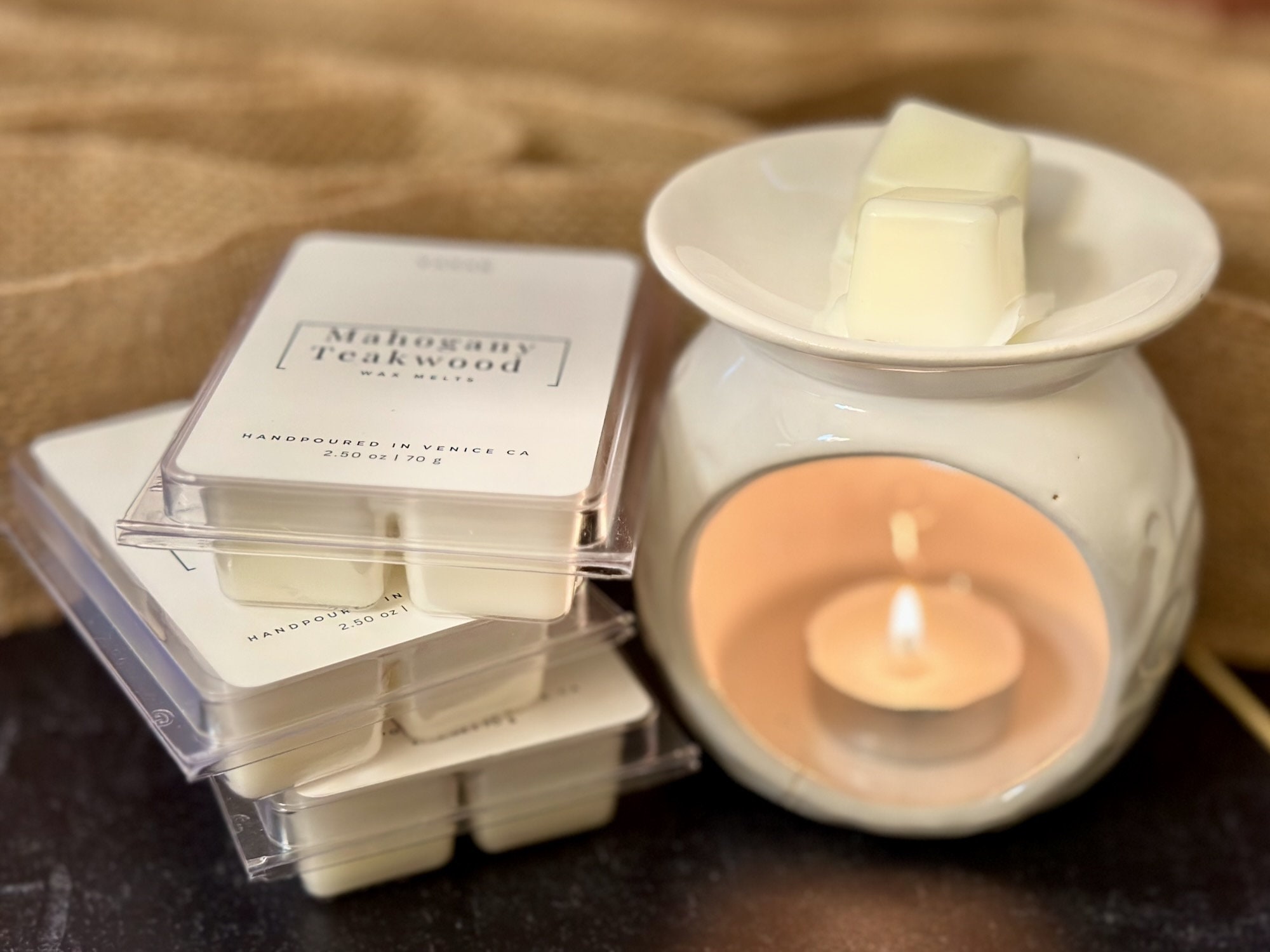 Mahogany Suede Scented Wax Melt (2.5 oz)