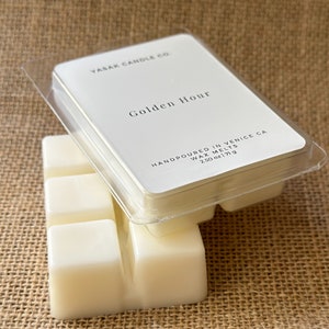 Golden Hour Wax Melts: Coconut, Amber, Vanilla Scented