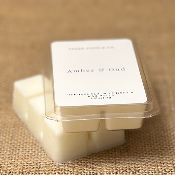 Amber & Oud Wax Melts|Strong Scented Wax Melts|Scented Wax Melts For Warmer/Burner.