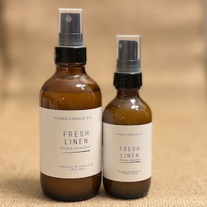 Fresh Linen Room & Linen Spray | Mist for Refreshing Spaces