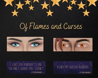 Of Flames and Curses-Eye Bookmarks