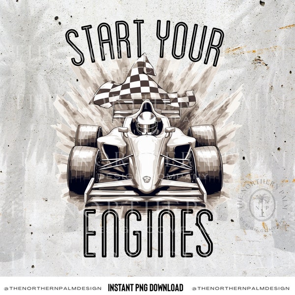 Start your engines Indy 500 png racing png race day checkered flag fast cars nascar pit crew