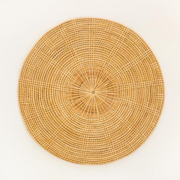 Environmentally-friendly, non-toxic,  Round rattan Placemats