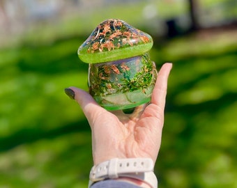 Mossy Mushroom Jar