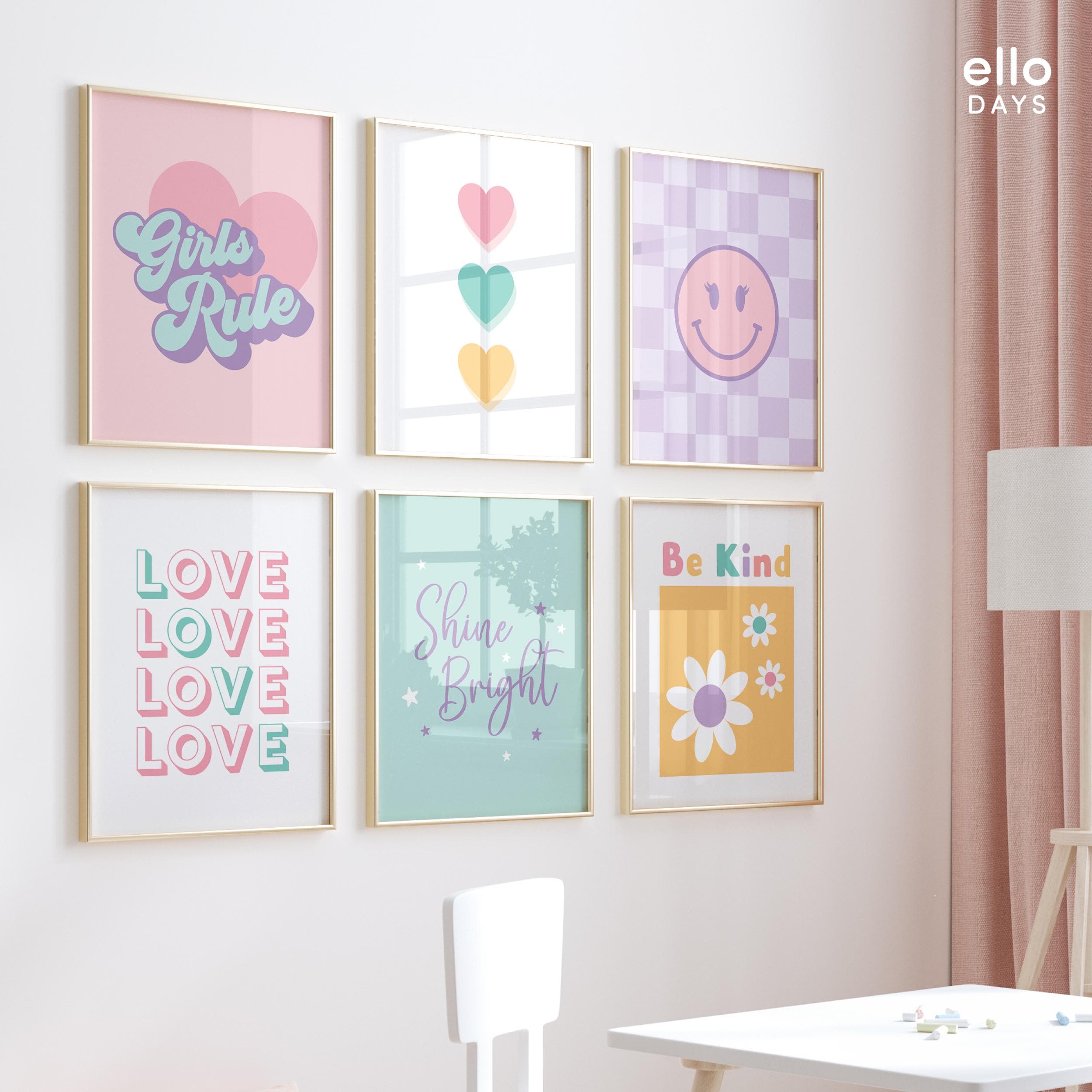 Lot De 6 Affiches Lecture Enfants – Citations Motivantes, Sans Cadre, Pour Chambre Ou Salle De Classe