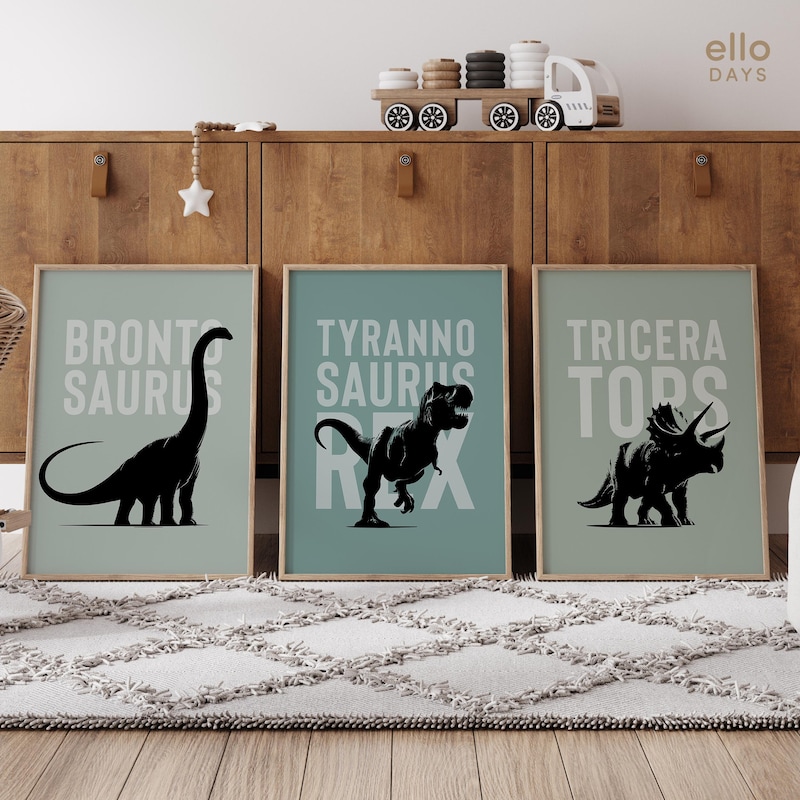Dinosaur Poster - Etsy