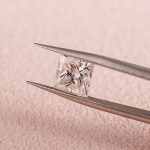 Princess Cut D Color VVS1 Clarity GRA Certified Brilliant Cut Moissanite Loose Stone for Jewelry Making/ Jewelry Gift/ Anniversary Gift