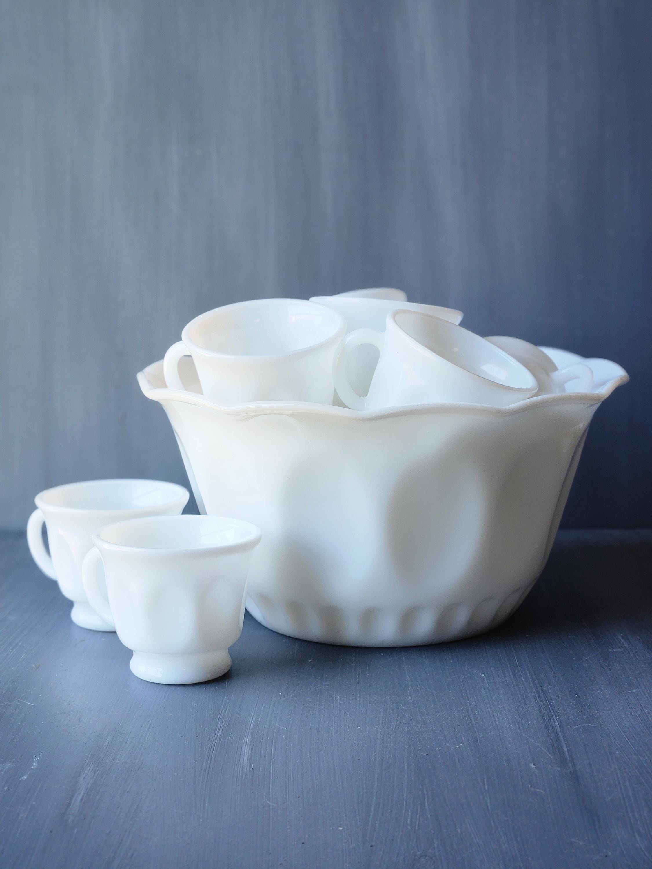 Punch Bowl Set Hazel Atlas - Etsy