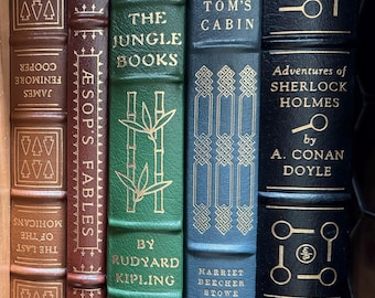 Easton Press Leather Bound Books: 100 Greatest Books, Vintage 1980s
