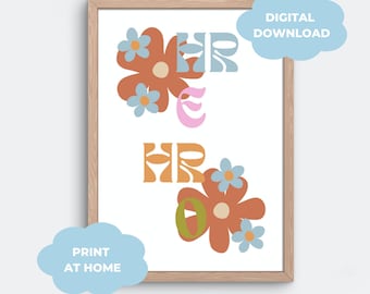 HR Hero Print | HR Wall Art | Human Resources | Hr Manager Poster | HR Office Decor | Hr Manager Gift | Hr Hero Wall Art