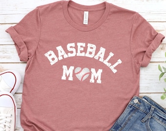 Baseball Mom Tshirt, Baseball Mom Shirt, Gift For Baseball Mom, Baseball Mama, Sports Mom T-shirt, Game Day Shirt, Baseball T-shirt For Mom