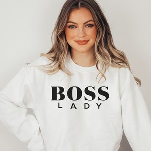 Boss Sweatshirt, Gift For Boss, Boss Mom Gift, Boss Shirt For Women, Girl Boss Sweatshirt, CEO Shirt, Women Boss Appreciation Gift