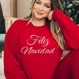 Feliz Navidad Christmas Sweatshirt, Spanish Christmas Shirt, Merry Christmas Sweater, Christmas Family Matching Shirts, Feliz Navidad Shirt