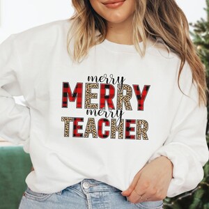 Lehrer-Weihnachts-Sweatshirt, lustiges Lehrer-Shirt, Feiertags-Shirts für Lehrer, Lehrer-Weihnachts-Shirt, Lehrer-Weihnachtsgeschenk