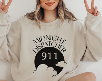 Sudadera de despachador 911, regalo de despachador 911, camisa de despachador, sudadera de despachador de medianoche, camisa de respuesta de emergencia