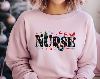 Nurse Christmas Shirt, Christmas Nurse Sweatshirt, Nursing School Shirt, Christmas Nursing Sweatshirt, Nurse Shirt, Gift For Nurse