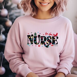 Nurse Christmas Shirt, Christmas Nurse Sweatshirt, Nursing School Shirt, Christmas Nursing Sweatshirt, Nurse Shirt, Gift For Nurse