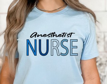 Nurse Anesthetist Shirt, CRNA Shirt, CRNA Nurse Shirt, Anesthesiologist Shirt, Certified Registered Nurse, Anesthesia Nurse Shirt