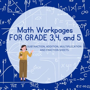 MATH WORKSHEETS GRADES 3,4,5