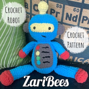 Crochet Pattern: Robot - Printable PDF - Digital Download - Beginner Crochet