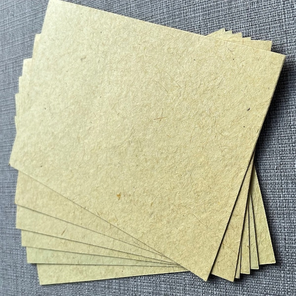 Handmade Paper, Handmade Guinea Grass Paper, A5 Paper, Handmade Writing & Printing Paper, Eco Friendly Paper, Yellow Color, 10 Paper Pack