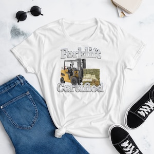 Forklift Certified Funny Rap Tee Vintage Look Women's short sleeve t-shirt