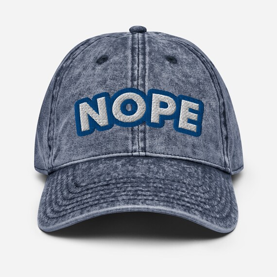 Nope TCG Blue Mana Vintage Cotton Twill Cap - Etsy