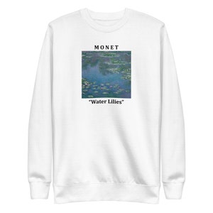 Monet Water Lilies Art Sweater For Women Unisex Premium Sweatshirt