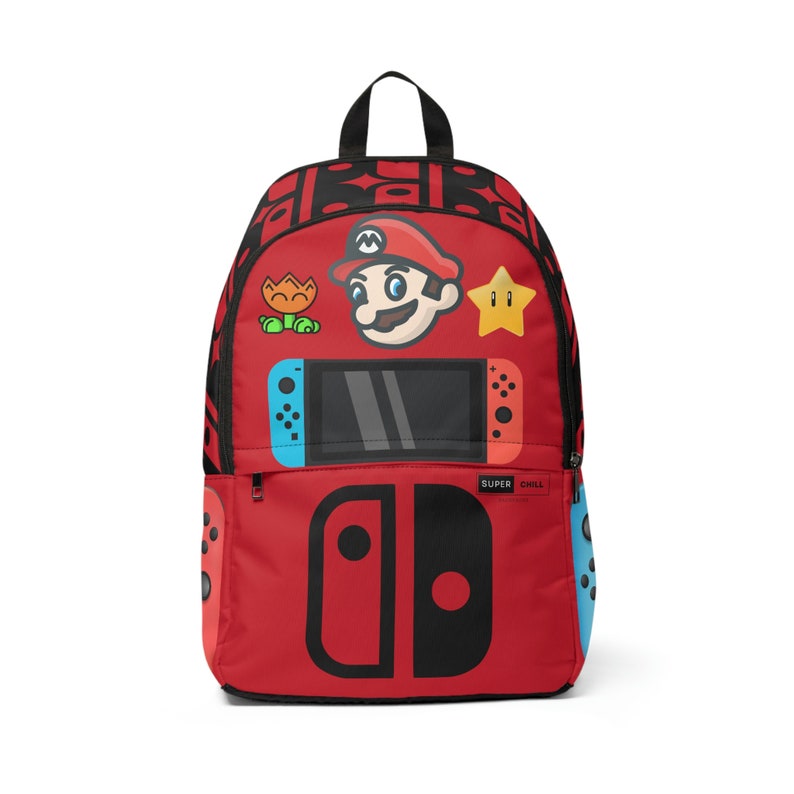 Nintendo Mario Backpack Etsy