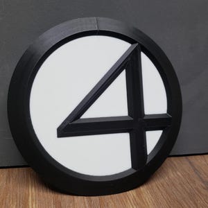 Fantastic Four Emblem Collection | Comic | Film | MCU | Multi Colored 3D Print