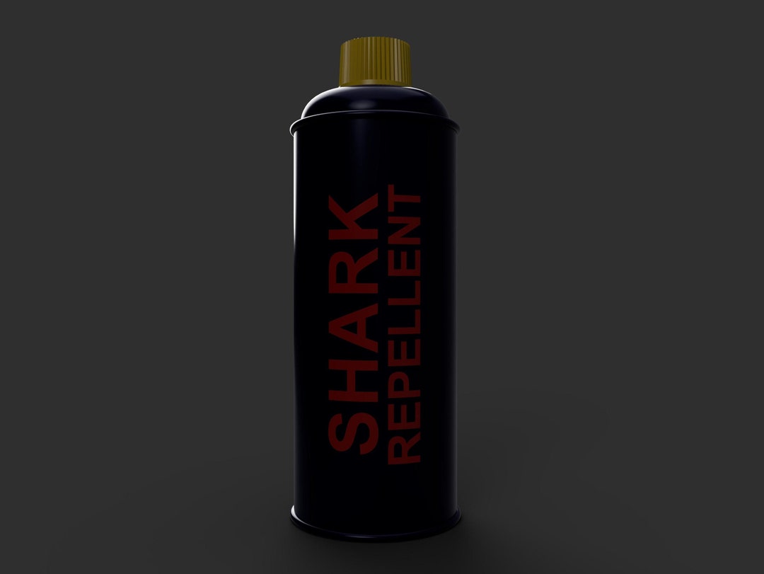 3D Model Shark Repellant Bat Spray Can West Ward 1966 Television Film