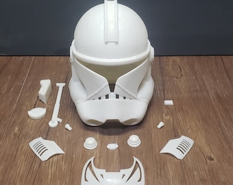 Captain Rex Half Scale DIY Kit | Phase-2 | Live Action | 501st | Ahsoka | Galactic Armory File | 3D Printed