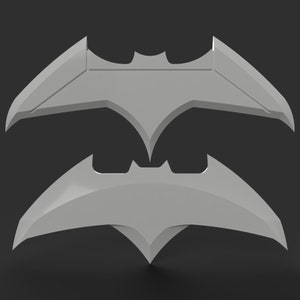 3D Model | 2016 Film Batarangs | Ben Affleck | Digital File | STL files for 3D Printing