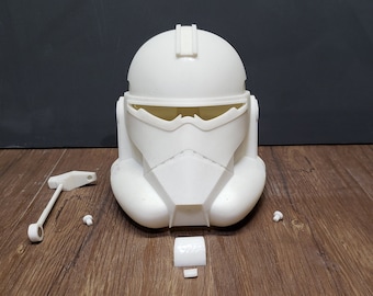 Commander Wolffe Half Scale DIY Kit | Phase-2 | Animation | 104th | Plo Koon | Galactic Armory File | 3D Printed