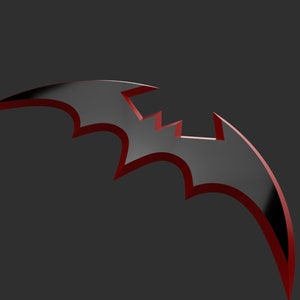 3D Model | Brave and the Bold Batarang | Animation | Digital File | STL files for 3D Printing