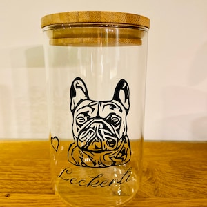 Französische Bulldogge Aufkleber aus Vinylfolie, Vinyl, Aufkleber, Frenchie Sticker Hund Namensschild Wunschtext, Personalisierter Aufkleber