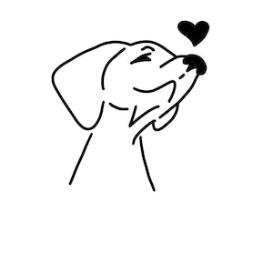 Vizsla iron-on image, iron-on film, flex film, T-shirt, iron-on application, dog lovers, short-haired, vischel