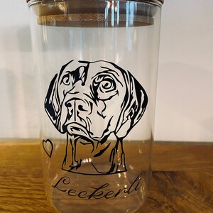 Vinylfolie, Vinyl, Plotter Folie, Aufkleber, Vinyl Sticker, Vizsla, Hund, Namensschild, Wunschtext, Personalisierter Aufkleber, Beschriftung