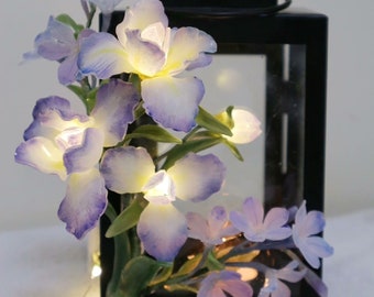 Flower Night Light flower table lamp desk lamp home decor bedside lamp gift for her handmade lights