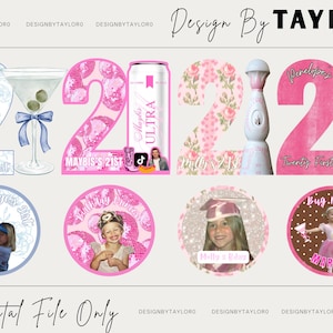 21st Birthday Sign & Aufkleber - NUR DIGITALE DATEIEN