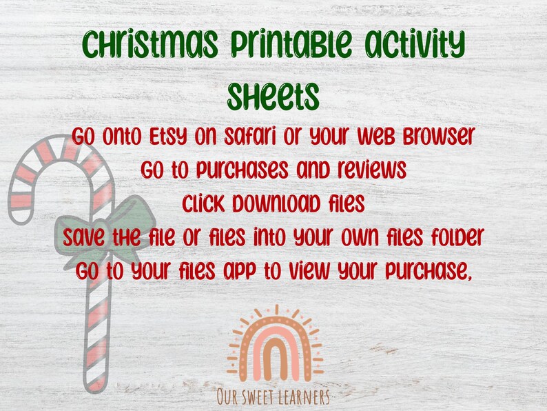 Christmas Preschool Printables Instant Downloads Teaching Resources - Etsy