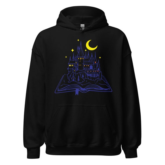 Hogwarts Harry Potter Hoodie Graphic Hoodie Jumper Unisex Mens Womens Castle Magical Streetwear Apparel Gift Movie Merch Etsy