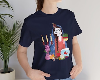 Nowruz Mobarak Tee: Persian New Year Haft Seen Shirt