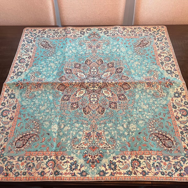 Handgemaakt tafelkleed Termeh smal tapijt zijde satijn eettafel cover Lodge Otomi bruiloft servies Taos Paisley ontwerp cadeau haar