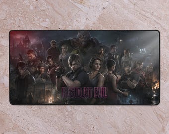 Resident Evil Ultimate Franchise Collage Large Gaming Desk Mat