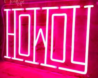 Custom Howdy LED Light, Cowboy bar sign, Custom LED Sign, Entryway Decor Neon Sign, Custom Neon Light,  Ranch Wall Decor, Cowboy Lover Gift