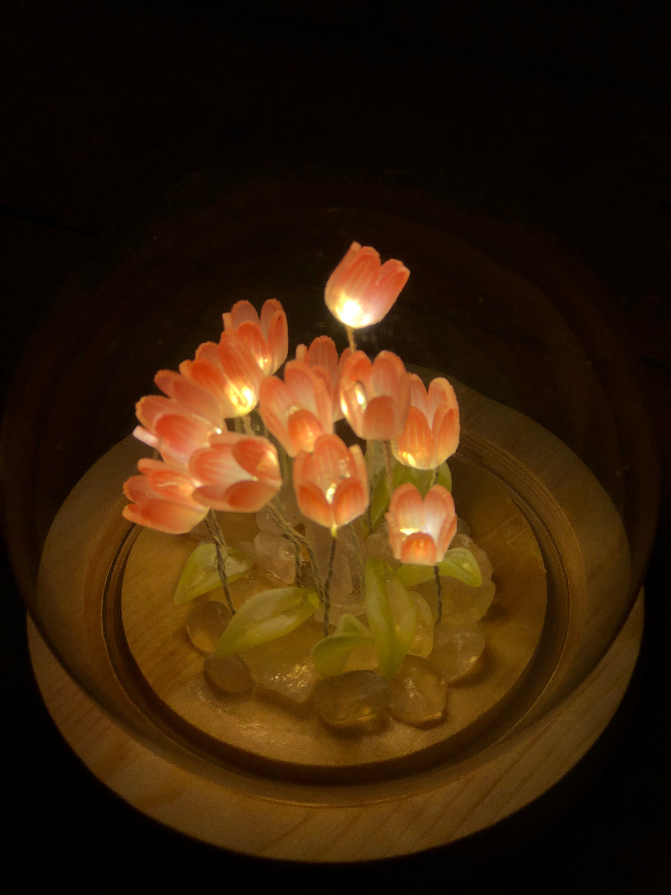 Handmade Original Tulip Night Light Diyhome Decor Exquisite Etsy