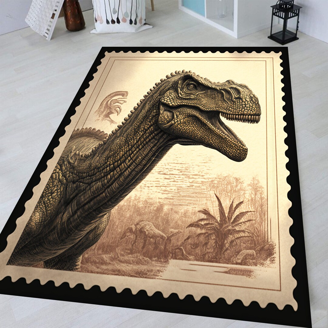 Dinosaur,dinosaur Rug, Dinosaur Kids Rug, Dino Rug,washable Kids Rug ...