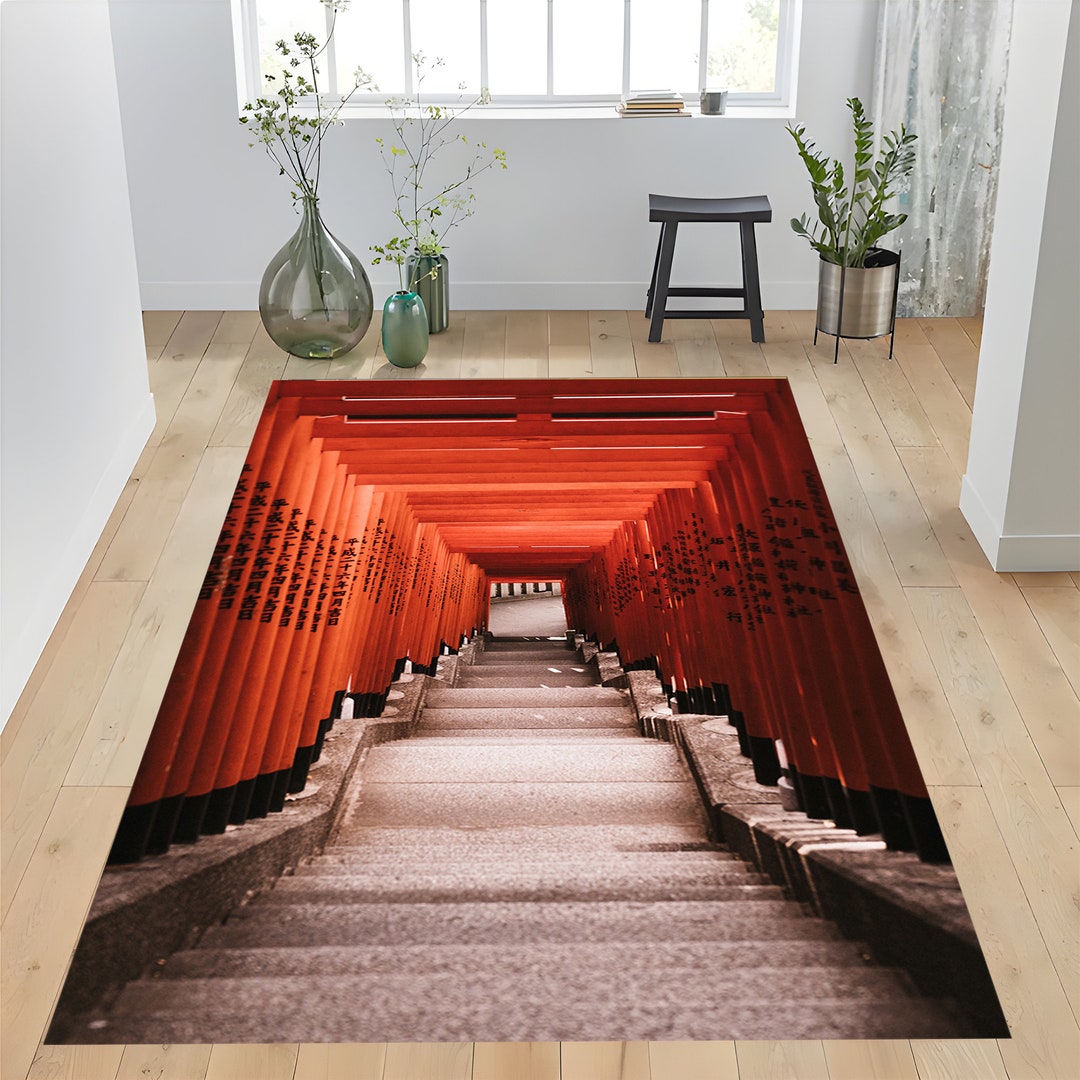 3D Vortex Illusion Rug: Non-slip Themed Rug for Living Room - Etsy